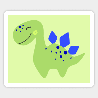 Green baby Boy Dinosaur Sticker